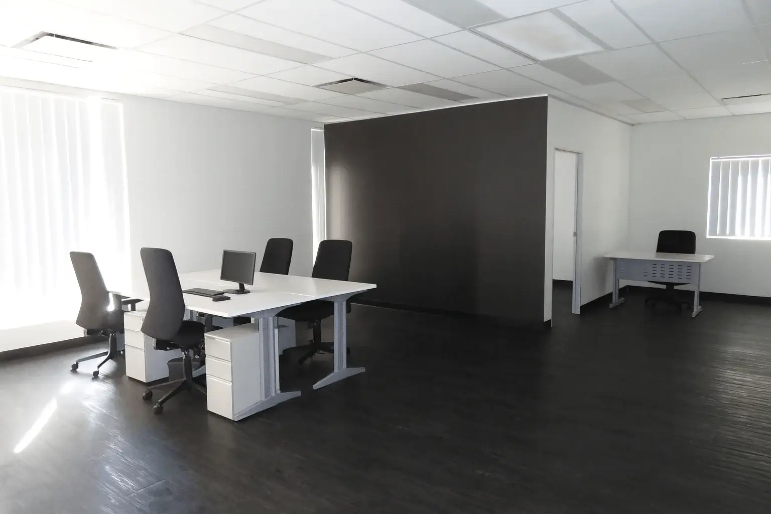 ready to use showroom style office for lease